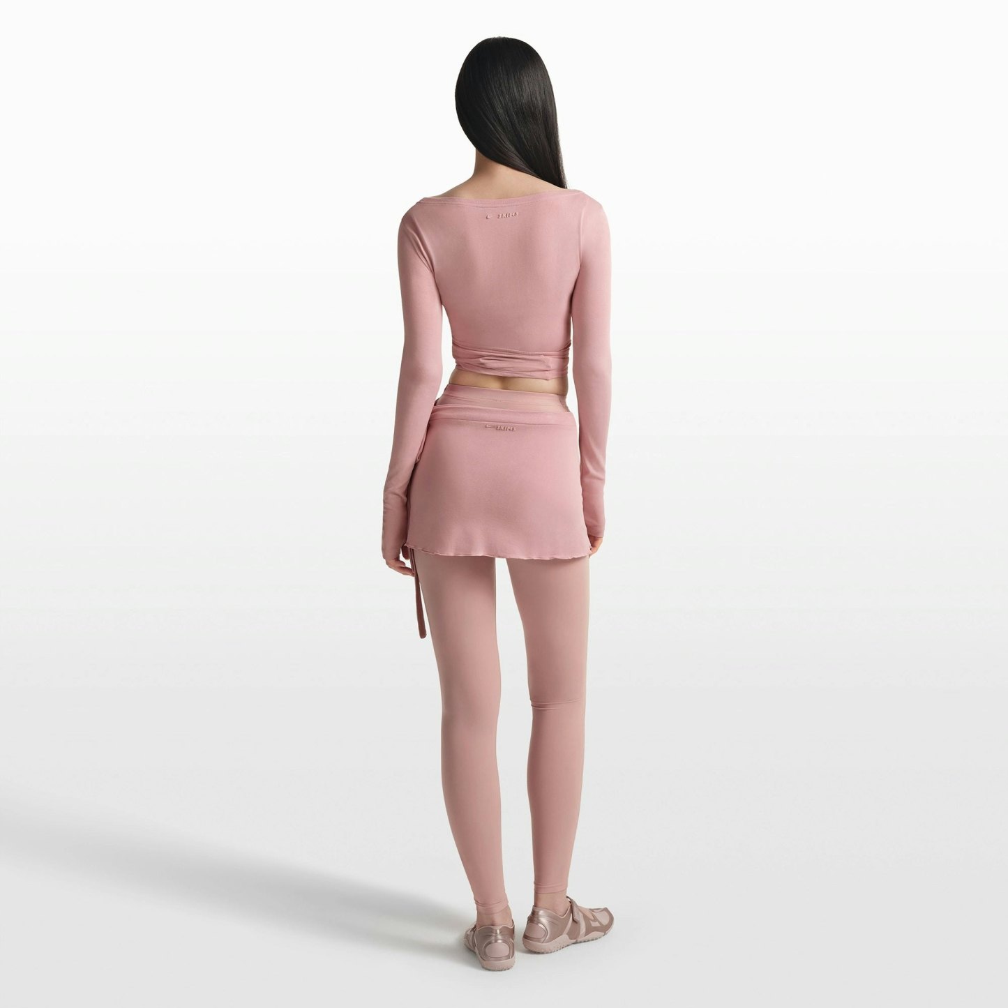 NikeSKIMS STRETCH KNIT WRAP SKIRT - HIMALAYAN - image 20