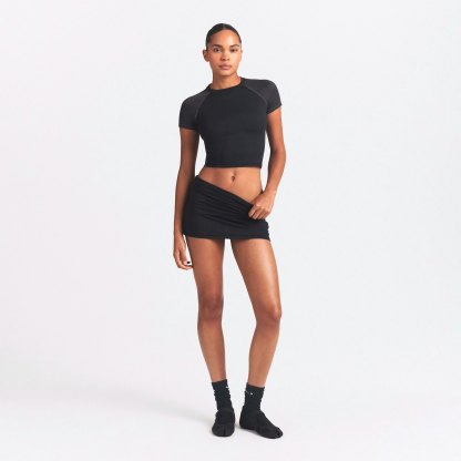 NikeSKIMS AIRY FOLDOVER SKORT - OBSIDIAN - image 9
