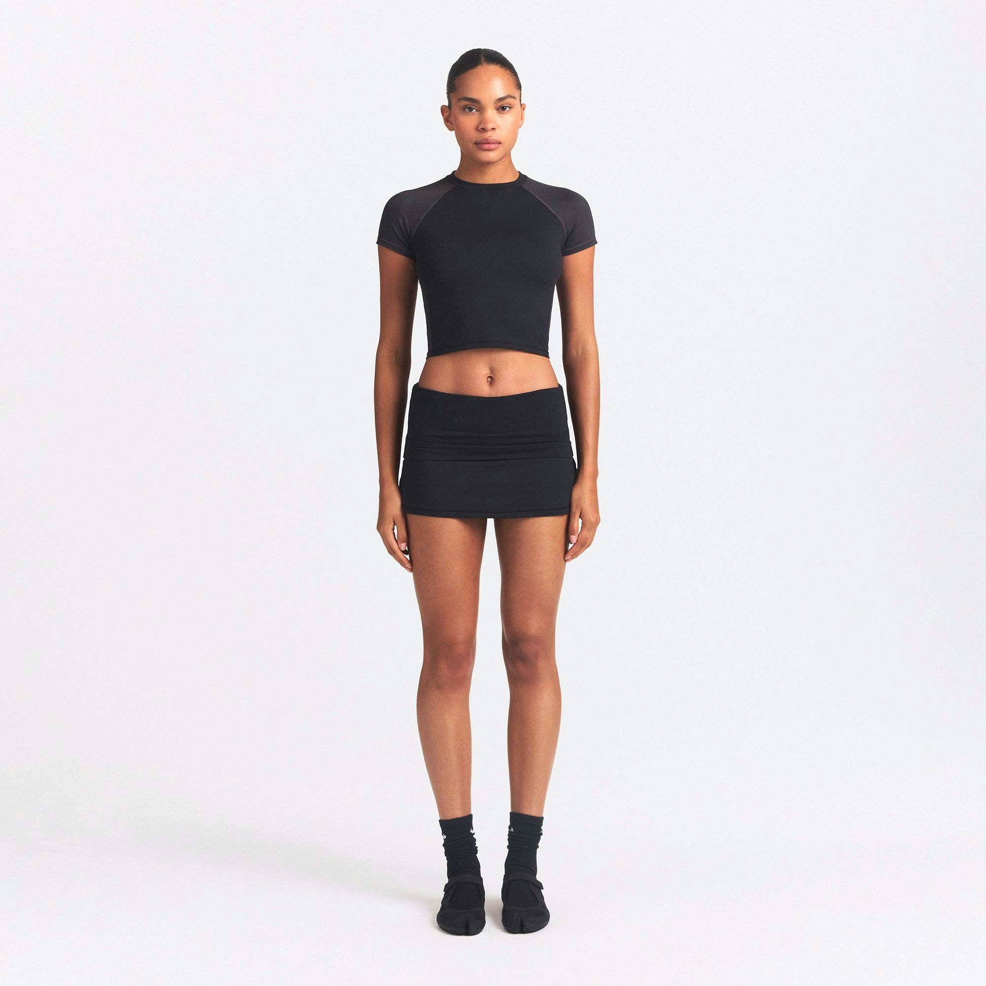 NikeSKIMS AIRY FOLDOVER SKORT - OBSIDIAN - image 12