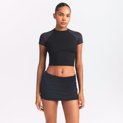 NikeSKIMS AIRY FOLDOVER SKORT - OBSIDIAN - image 10