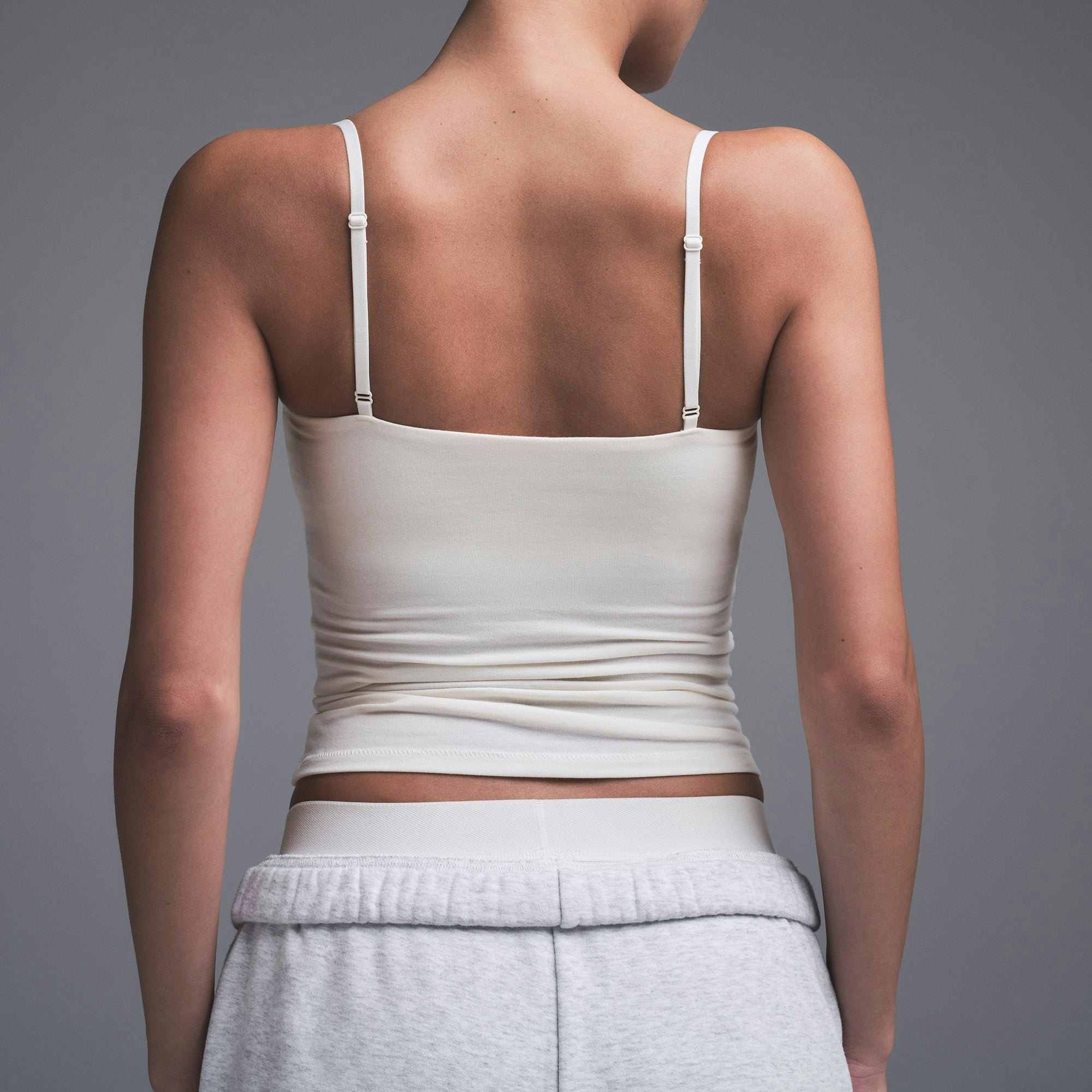 COTTON JERSEY CAMI - MARBLE - image 7