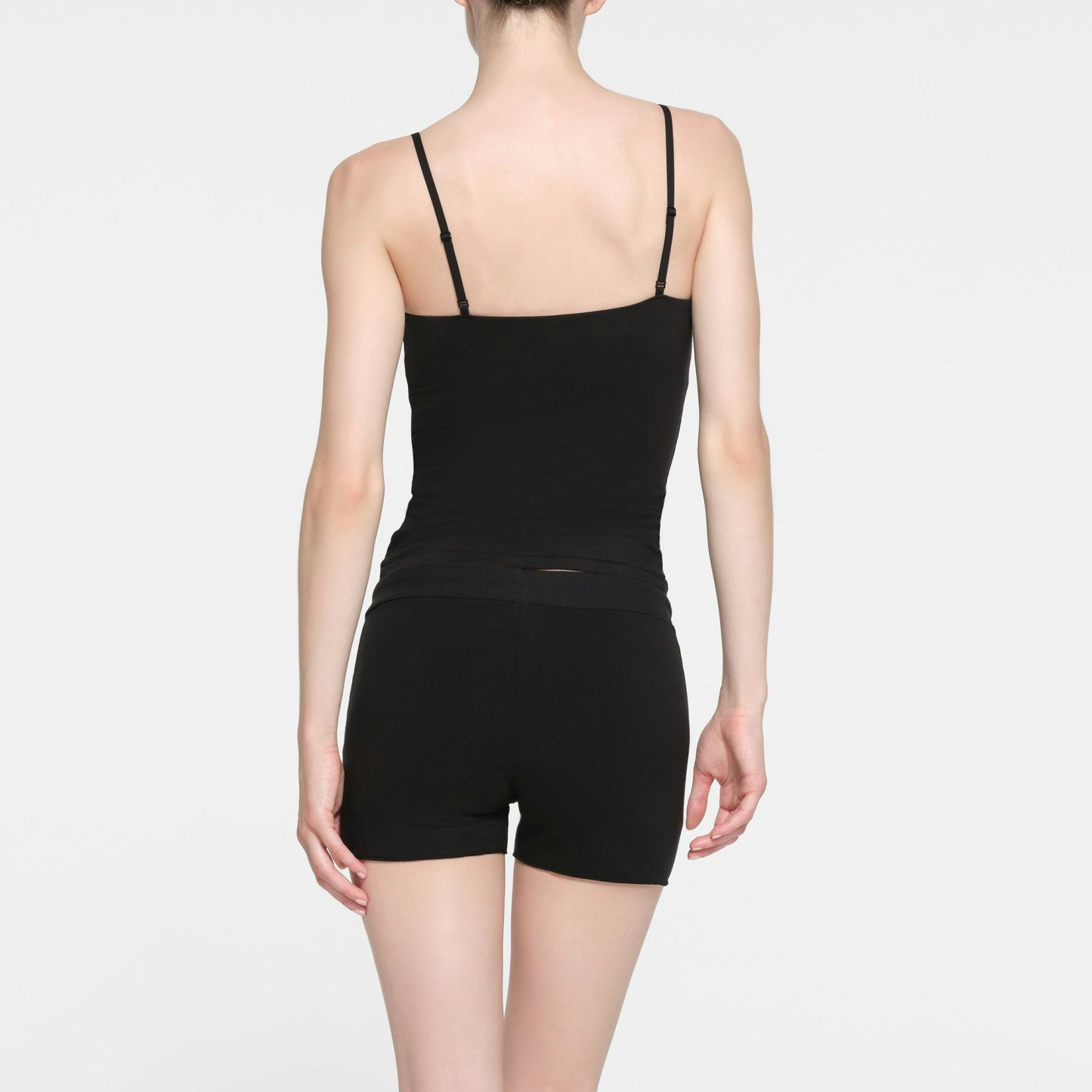 COTTON JERSEY CAMI - SOOT - image 14
