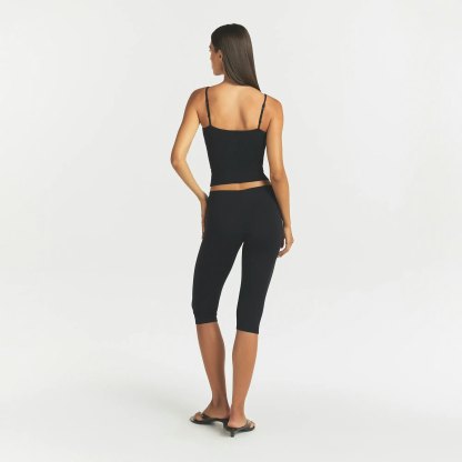 SMOOTH LAYERS SCOOP NECK CAMI - OBSIDIAN - image 3