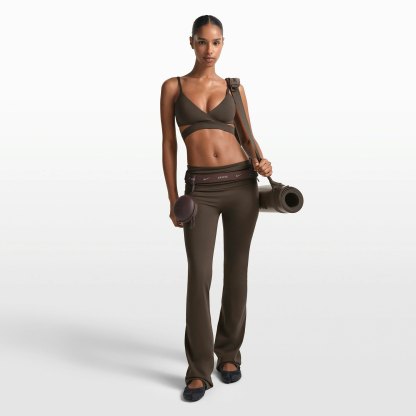 NikeSKIMS MATTE WRAP FRONT BRA - DARK SEPIA - image 8