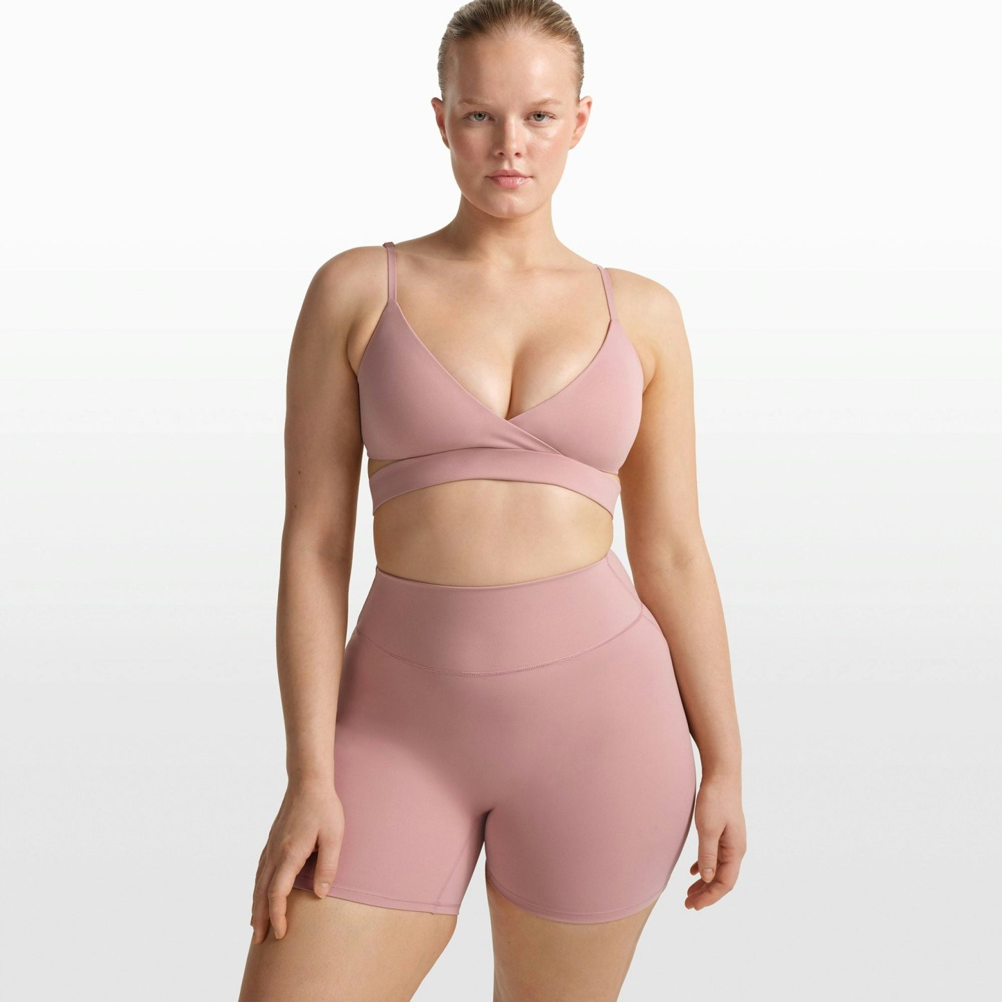 NikeSKIMS MATTE WRAP FRONT BRA - HIMALAYAN - image 17