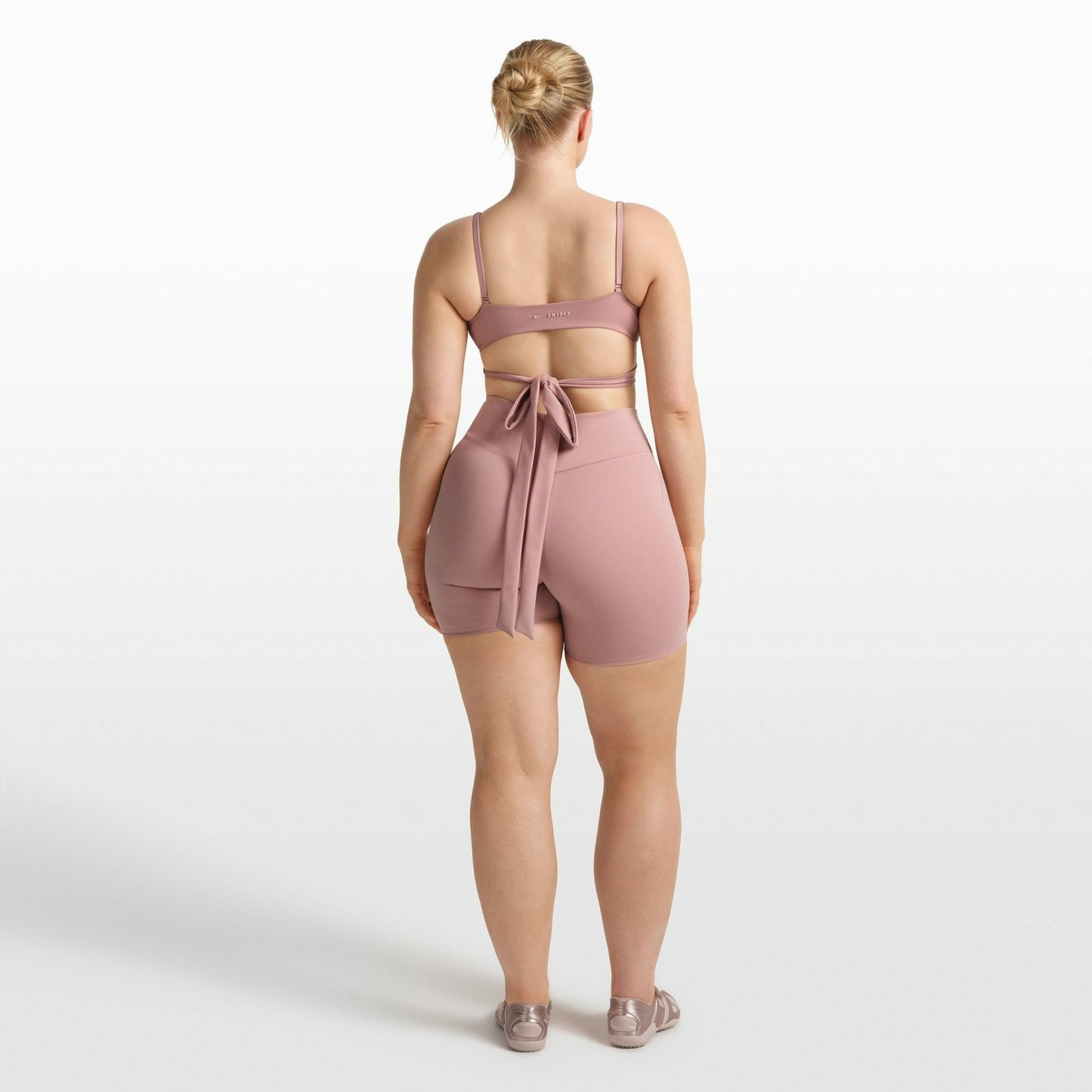 NikeSKIMS MATTE WRAP FRONT BRA - HIMALAYAN - image 19