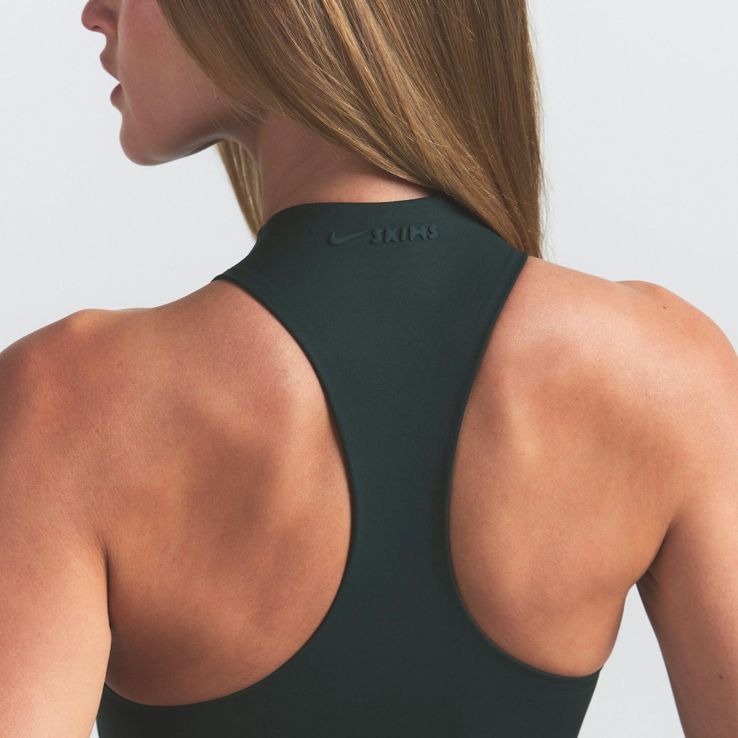 NikeSKIMS MATTE MOCK NECK RACER TANK - DARK TEAL - image 18