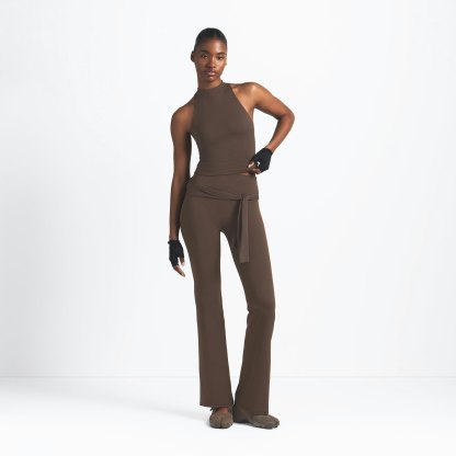 NikeSKIMS MATTE MOCK NECK RACER TANK - DARK SEPIA - image 7