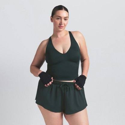 NikeSKIMS SHINE V-NECK TANK - DARK TEAL - image 18