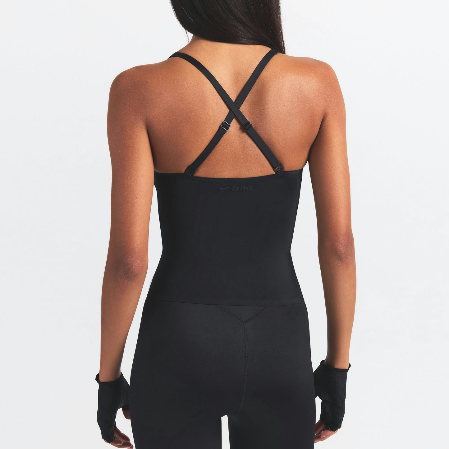 NikeSKIMS SHINE V-NECK TANK - OBSIDIAN - image 29