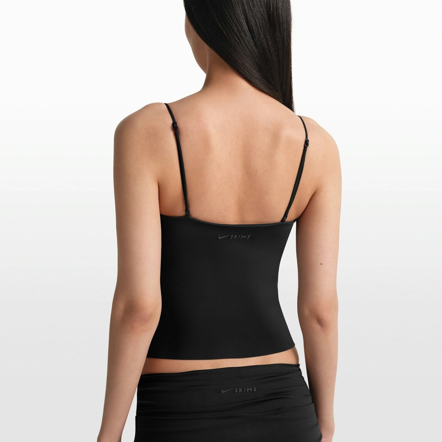 NikeSKIMS MATTE SHIRRED FRONT TANK - OBSIDIAN - image 4