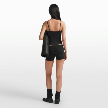 NikeSKIMS MATTE SHIRRED FRONT TANK - OBSIDIAN - image 5