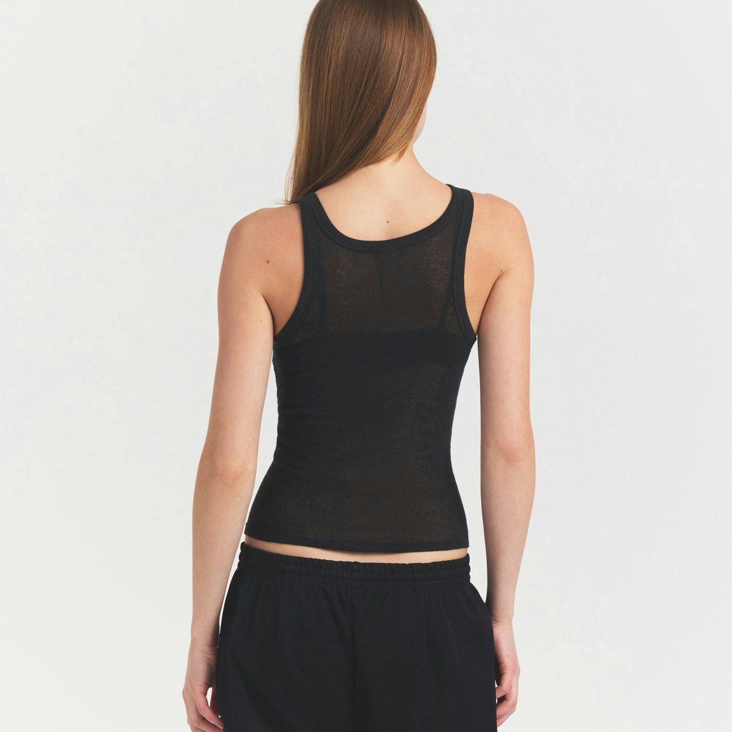 SHEER RIB TANK - SOOT - image 13