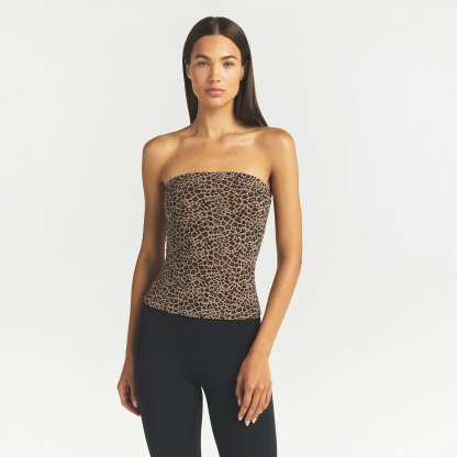 COTTON JERSEY TUBE TOP - SIENNA NATURAL LEOPARD - image 44