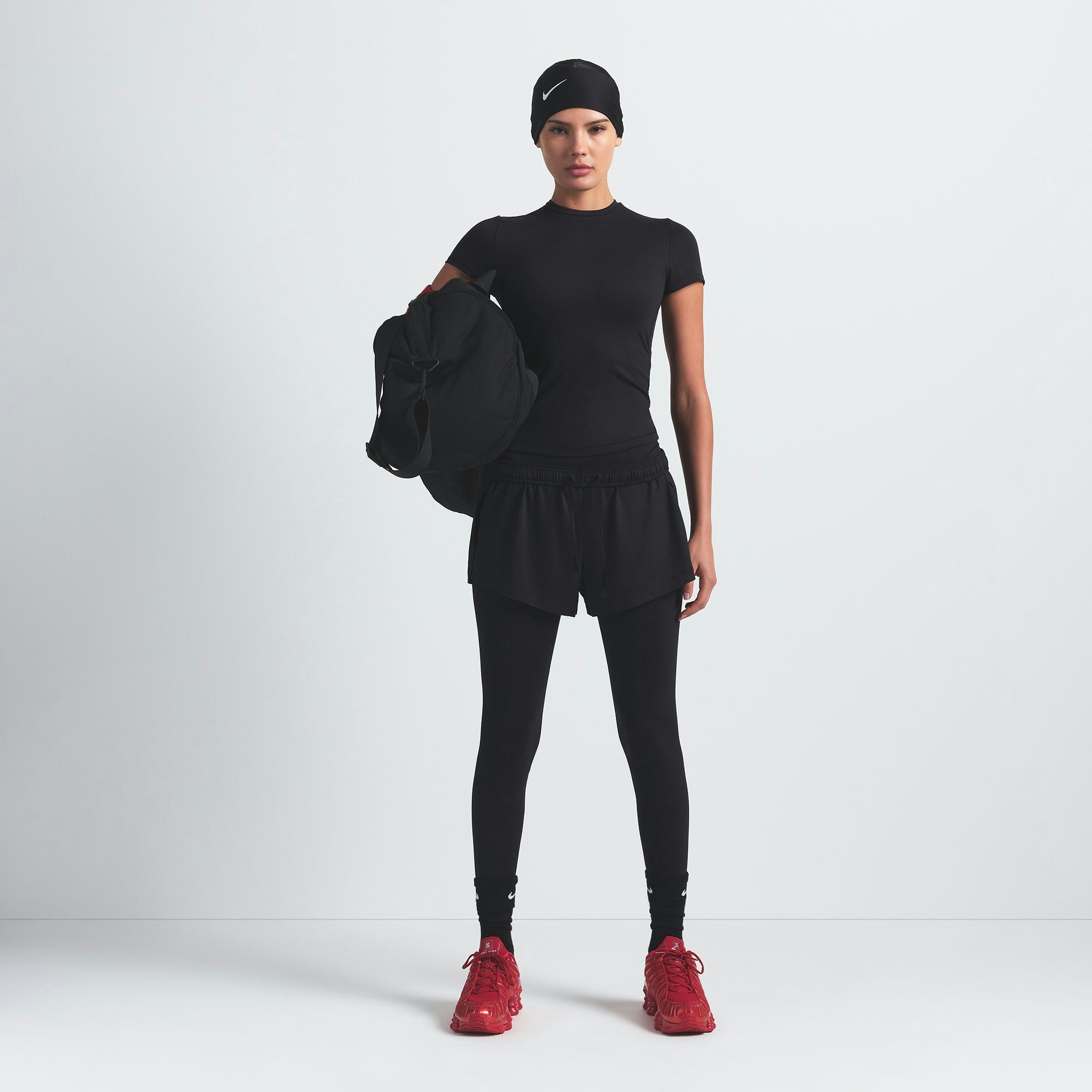NikeSKIMS MATTE PADDED BABY TEE - OBSIDIAN - image 33
