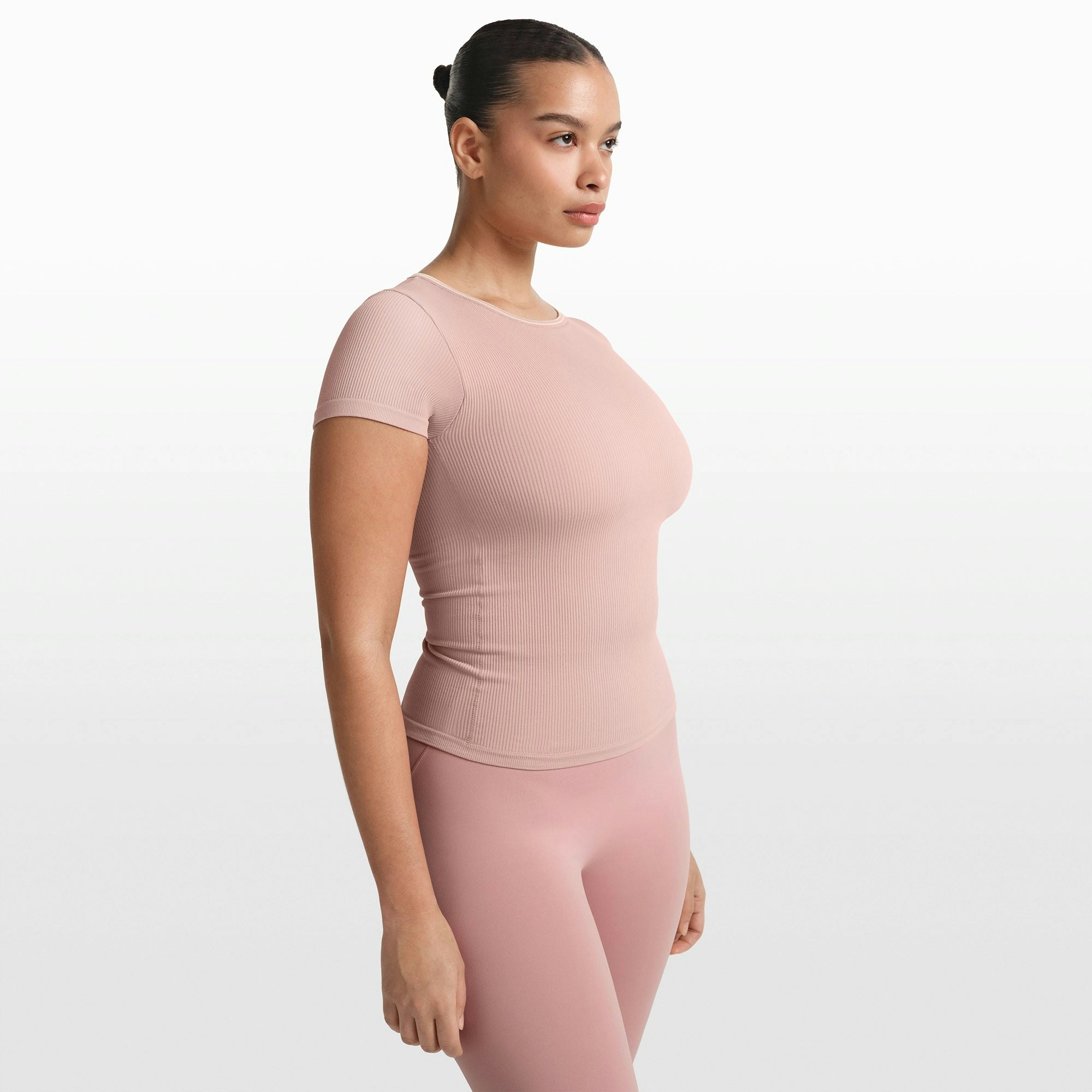 NikeSKIMS RIBBED SEAMLESS BABY TEE - HIMALAYAN - image 20
