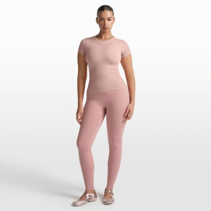 NikeSKIMS RIBBED SEAMLESS BABY TEE - HIMALAYAN - image 17