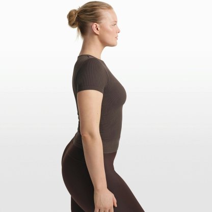 NikeSKIMS RIBBED SEAMLESS BABY TEE - PHOENIX - image 12