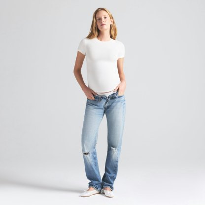 COTTON JERSEY MATERNITY T-SHIRT - MARBLE - image 18