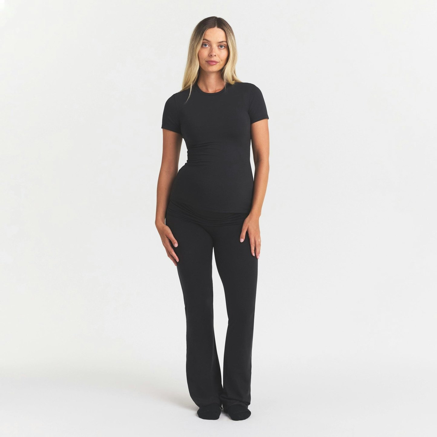 COTTON JERSEY MATERNITY T-SHIRT - SOOT - image 26