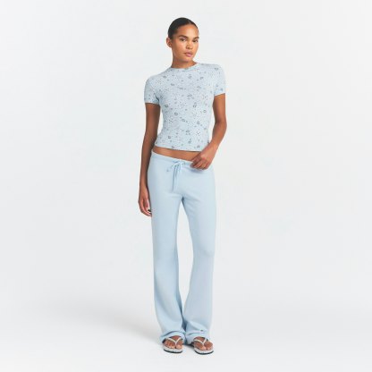 COTTON JERSEY T-SHIRT - POWDER BLUE BANDANA - image 19