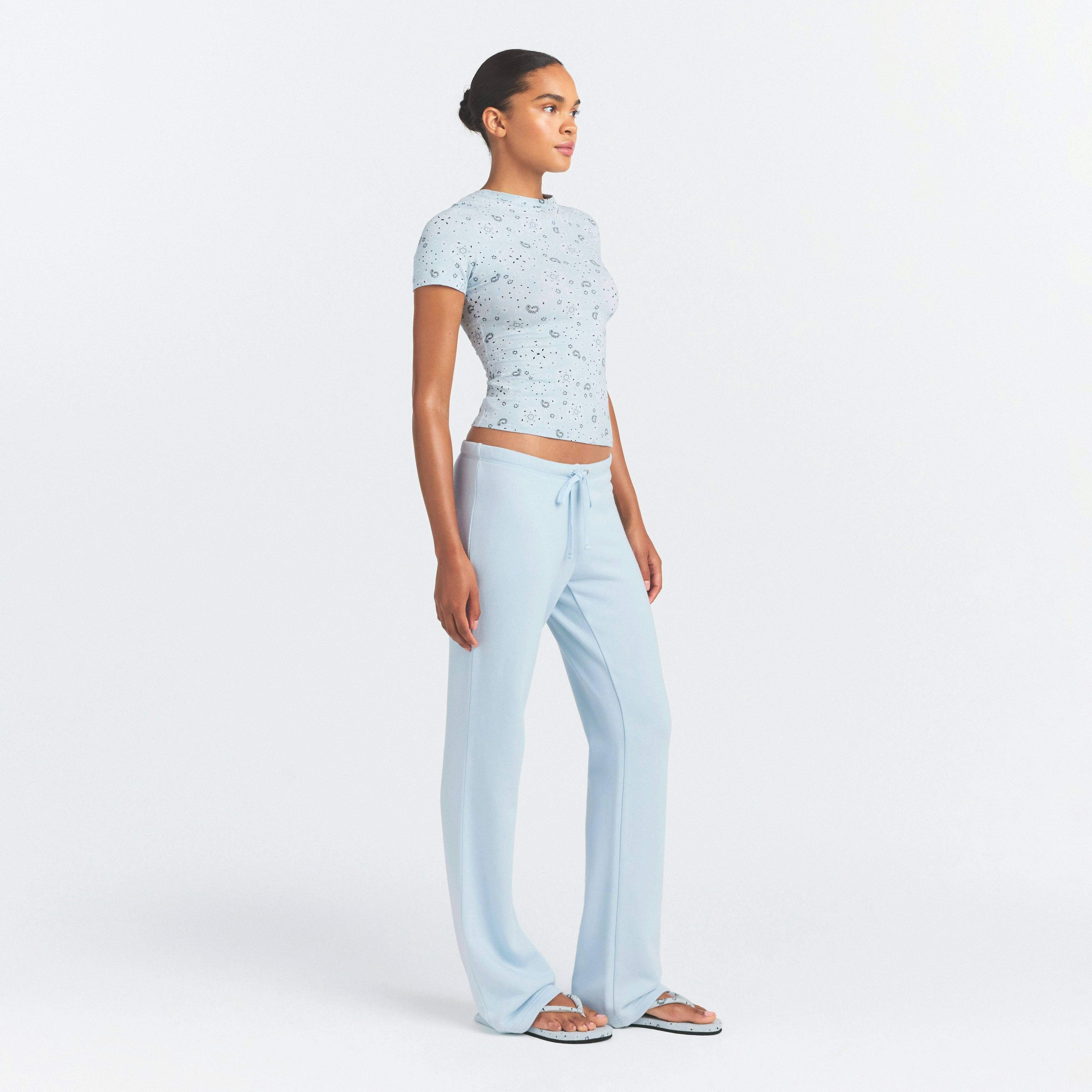 COTTON JERSEY T-SHIRT - POWDER BLUE BANDANA - image 21