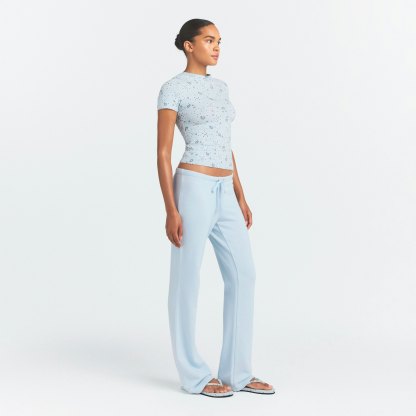 COTTON JERSEY T-SHIRT - POWDER BLUE BANDANA - image 21