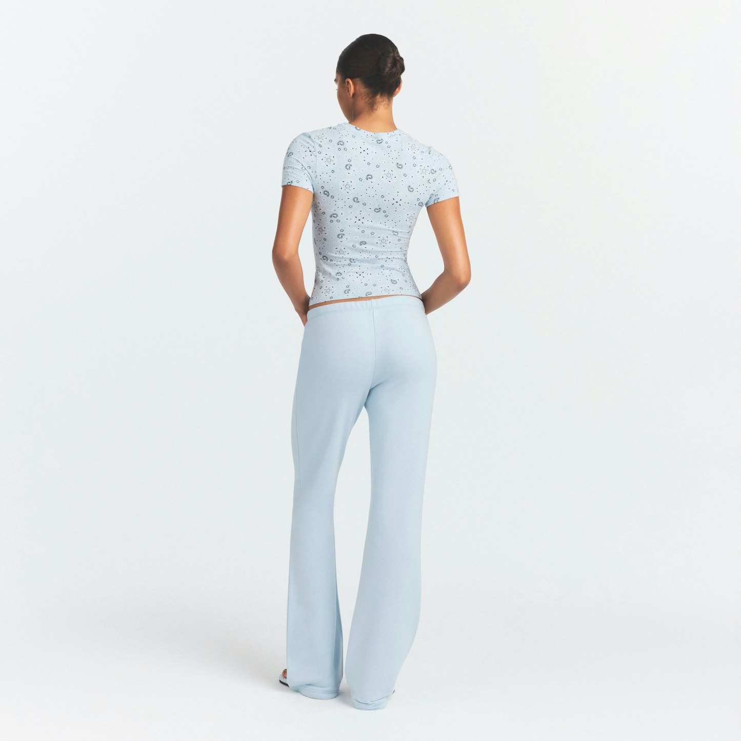 COTTON JERSEY T-SHIRT - POWDER BLUE BANDANA - image 22