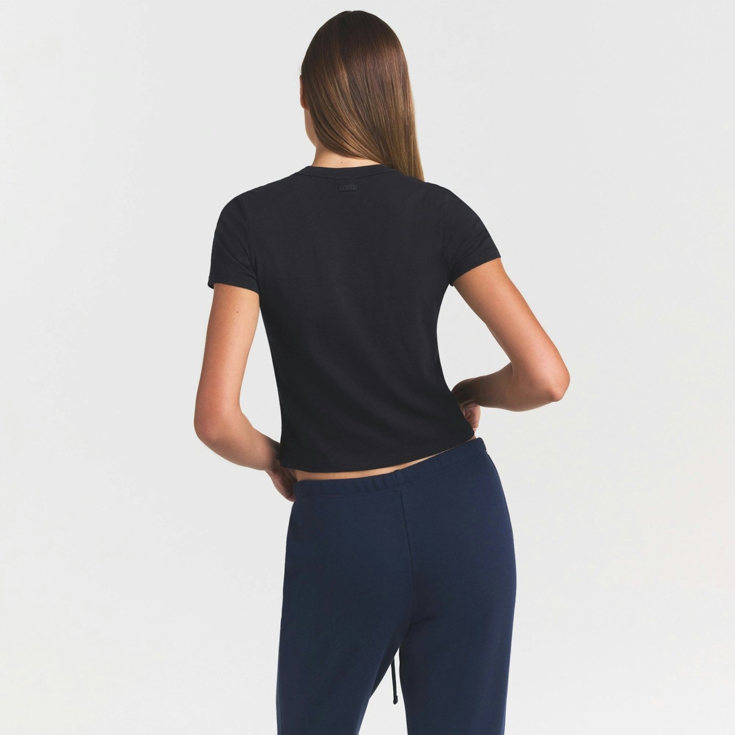 WORN IN JERSEY BABY V NECK TEE - WASHED ONYX - image 3