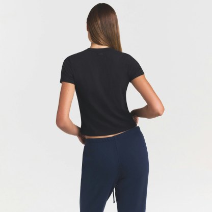 WORN IN JERSEY BABY V NECK TEE - WASHED ONYX - image 3