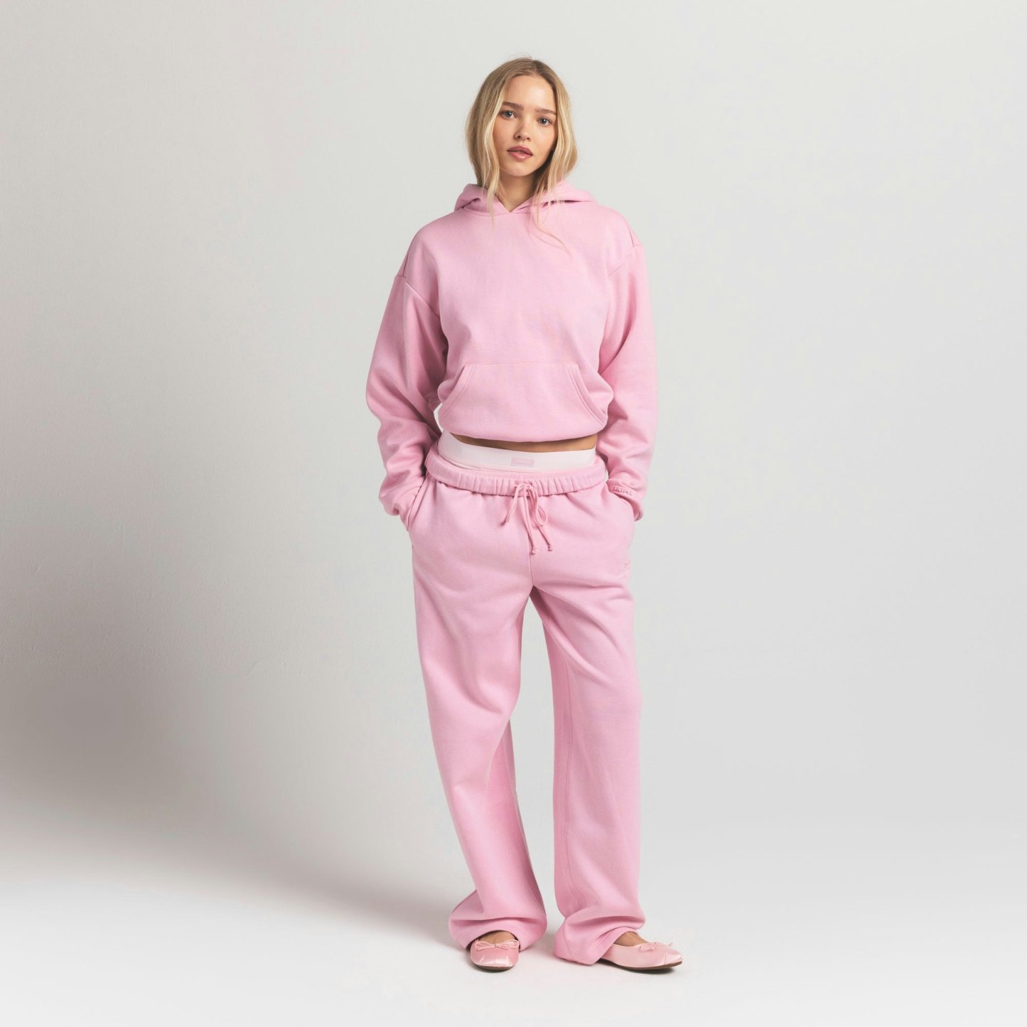COTTON FLEECE CLASSIC STRAIGHT LEG PANT - HALITE - image 20