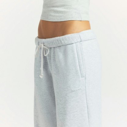 COTTON FLEECE CLASSIC STRAIGHT LEG PANT - LIGHT HEATHER GREY - image 3