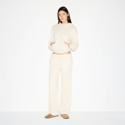 COTTON FLEECE CLASSIC STRAIGHT LEG PANT - OATMEAL HEATHER - image 14