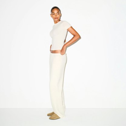 COTTON FLEECE CLASSIC STRAIGHT LEG PANT - OATMEAL HEATHER - image 16