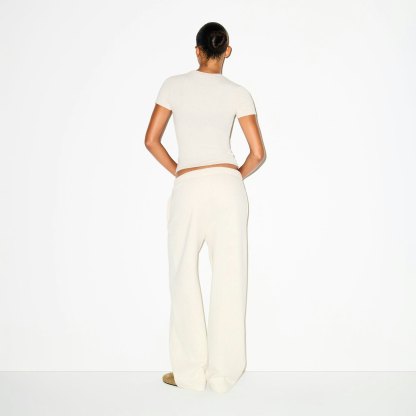 COTTON FLEECE CLASSIC STRAIGHT LEG PANT - OATMEAL HEATHER - image 17