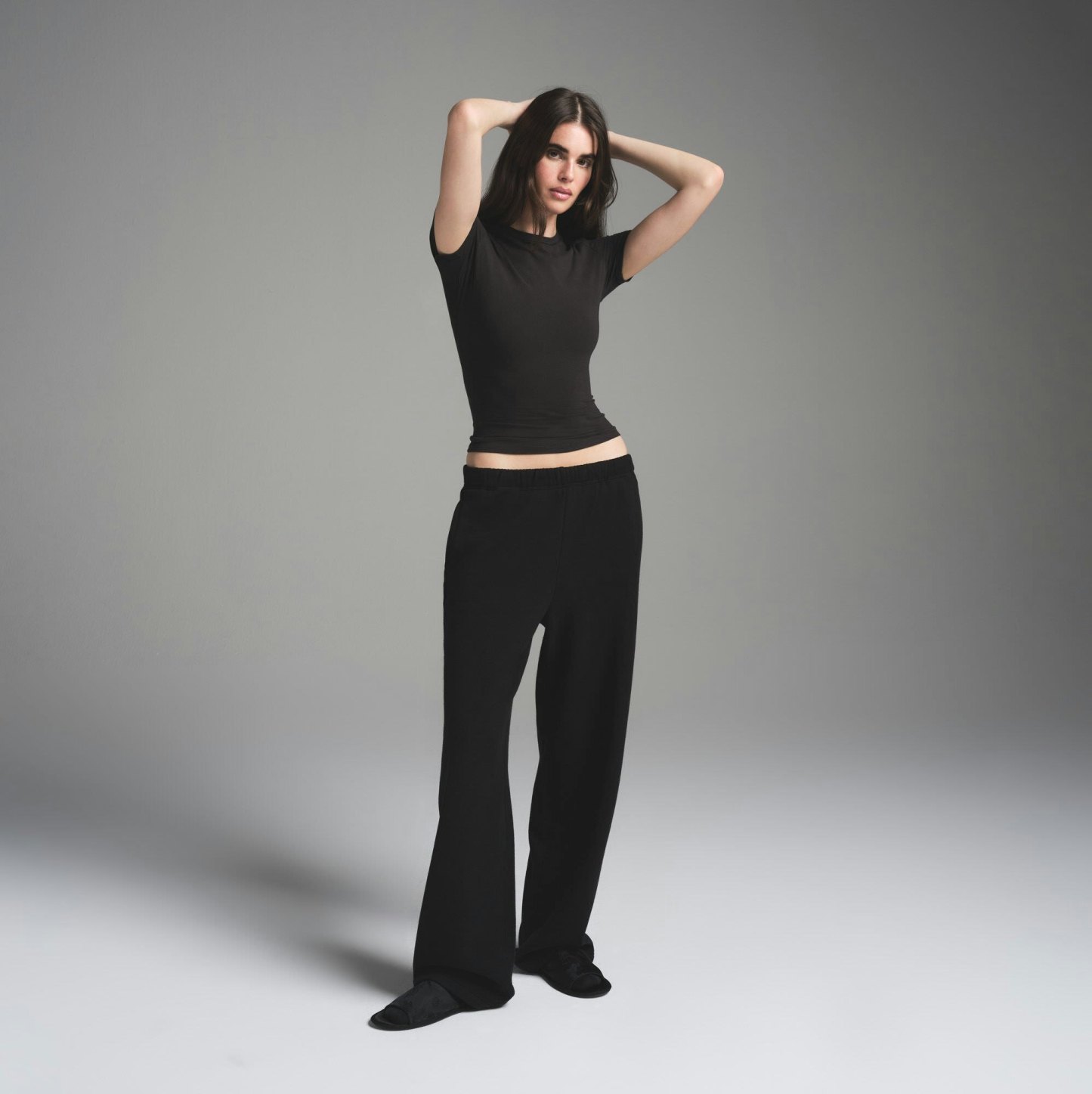 COTTON FLEECE CLASSIC STRAIGHT LEG PANT - ONYX - image 31
