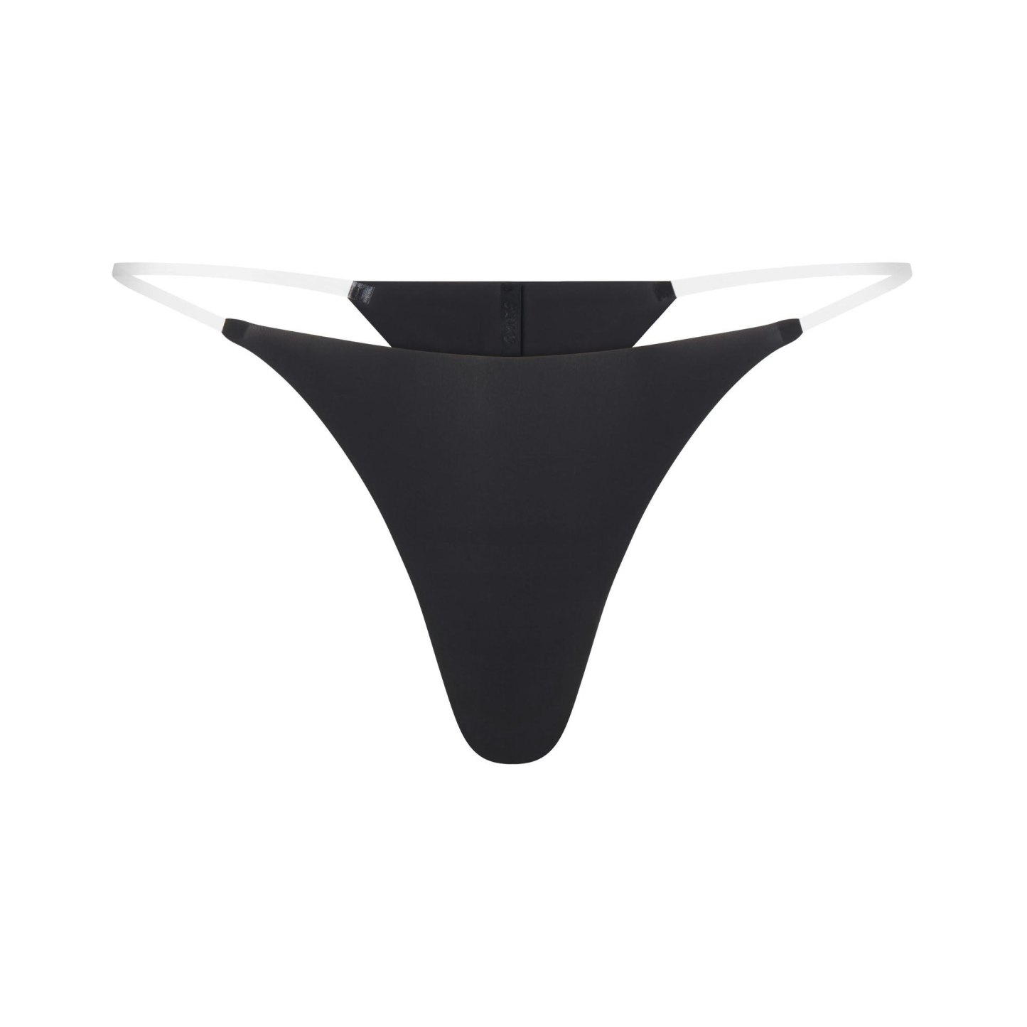 INVISIBLE CLEAR STRAP STRING THONG - ONYX