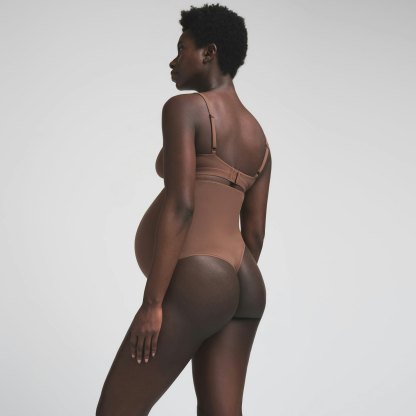 FITS EVERYBODY MATERNITY HIGH-WAISTED THONG - JASPER
