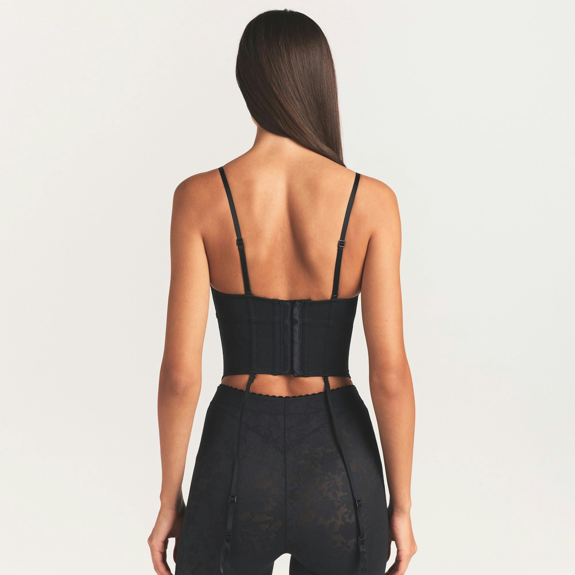 LACE SHAPEWEAR CORSET - ONYX