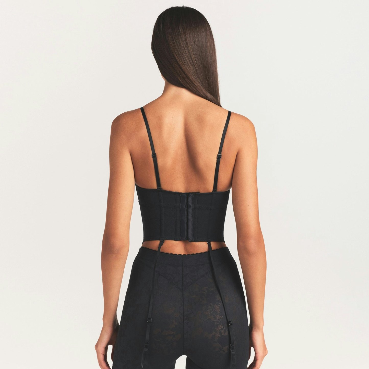 LACE SHAPEWEAR CORSET - ONYX