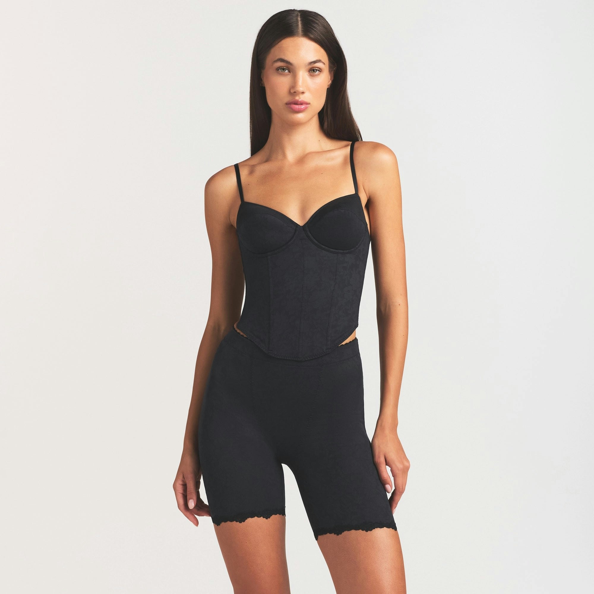 LACE SHAPEWEAR CORSET - ONYX