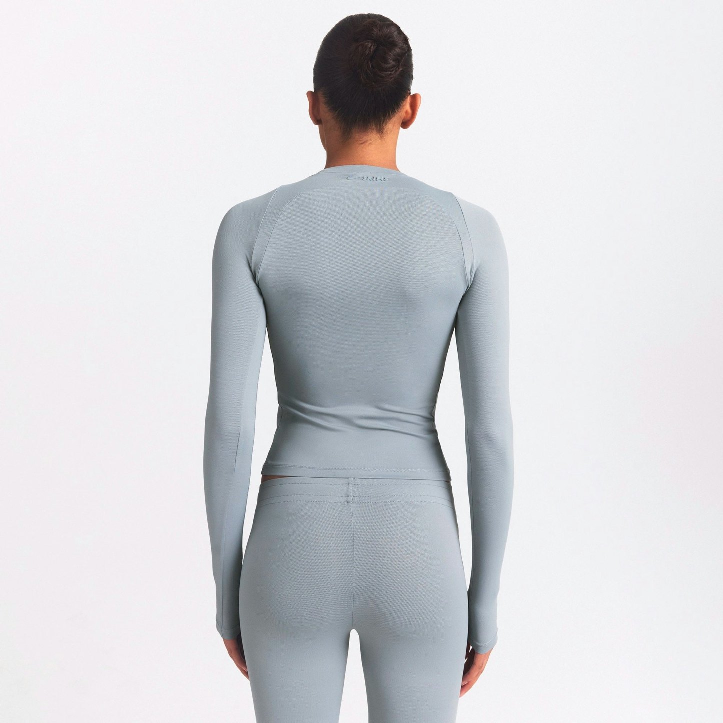 NikeSKIMS AIRY LONG SLEEVE CREW NECK TOP - WASHED PACIFIC - image 31