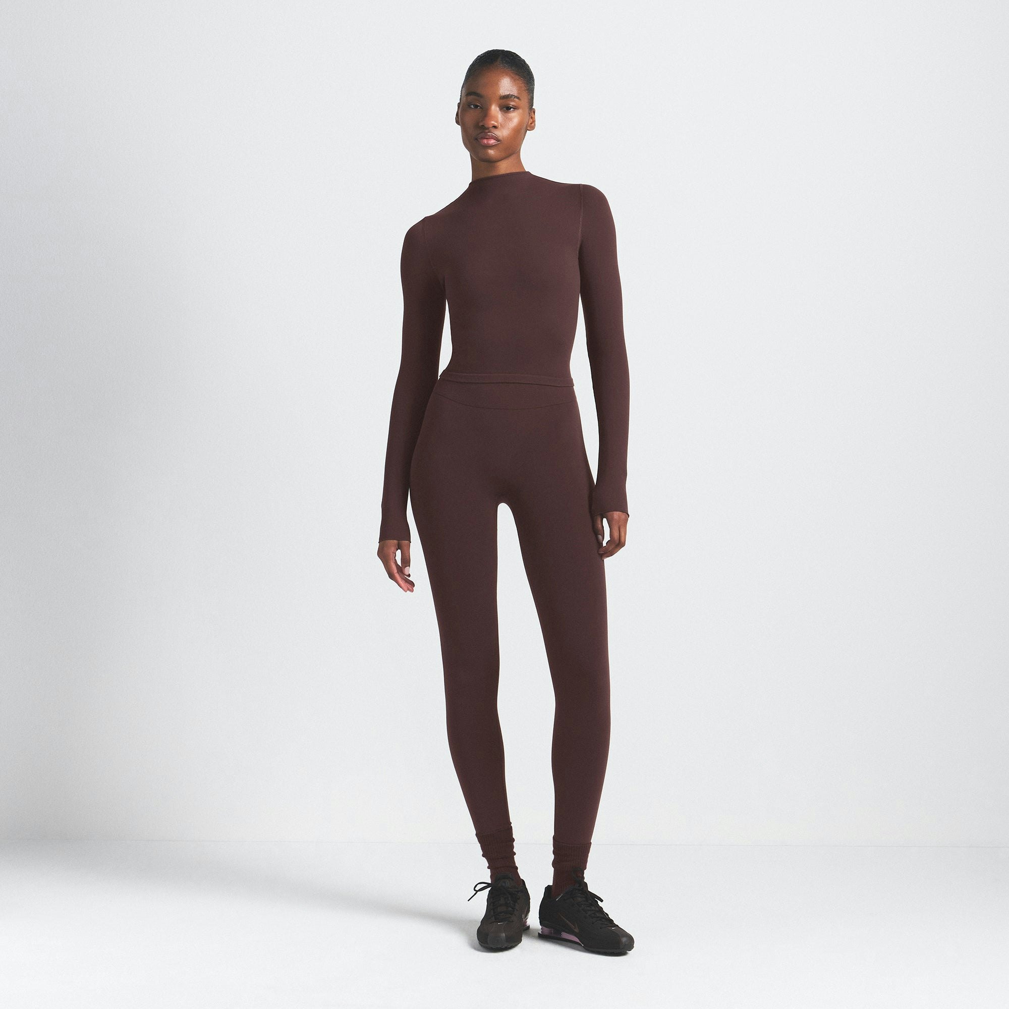 NikeSKIMS VINTAGE SEAMLESS MOCK NECK CROP TOP - PHOENIX - image 7