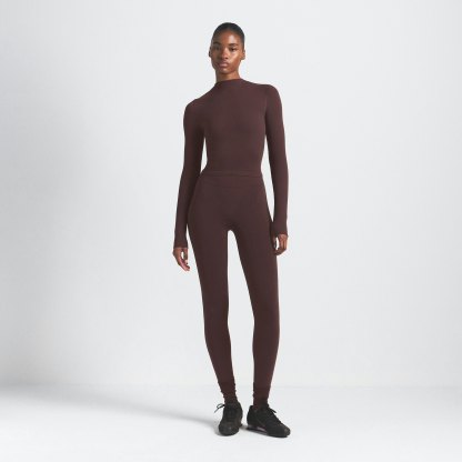 NikeSKIMS VINTAGE SEAMLESS MOCK NECK CROP TOP - PHOENIX - image 7