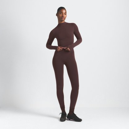 NikeSKIMS VINTAGE SEAMLESS MOCK NECK CROP TOP - PHOENIX - image 5