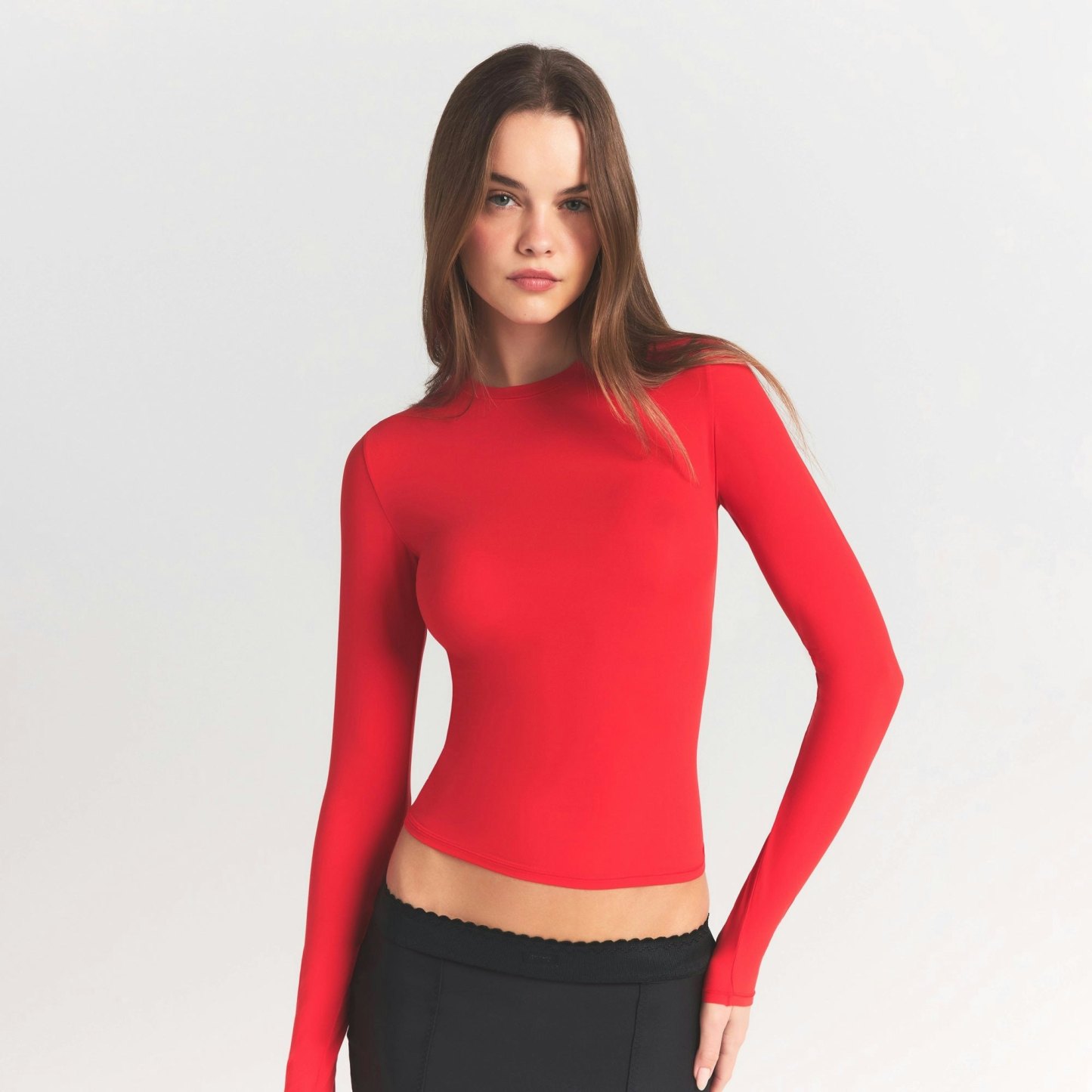 FITS EVERYBODY LONG SLEEVE T-SHIRT - CHERRY - image 7