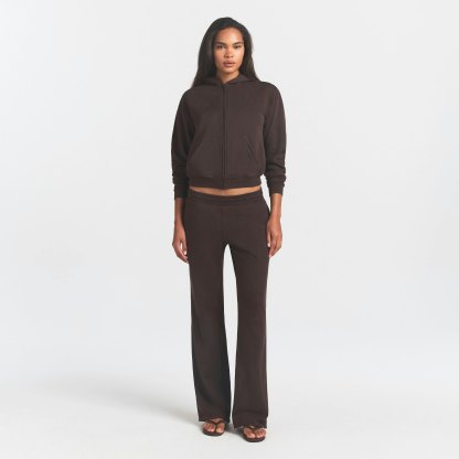 FRENCH TERRY ZIP UP HOODIE - ESPRESSO - image 12