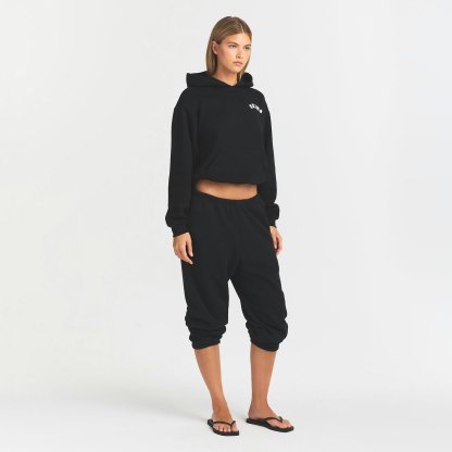 COTTON FLEECE LOGO CLASSIC HOODIE - SNOW ARCHED LOGO PATCH - image 2