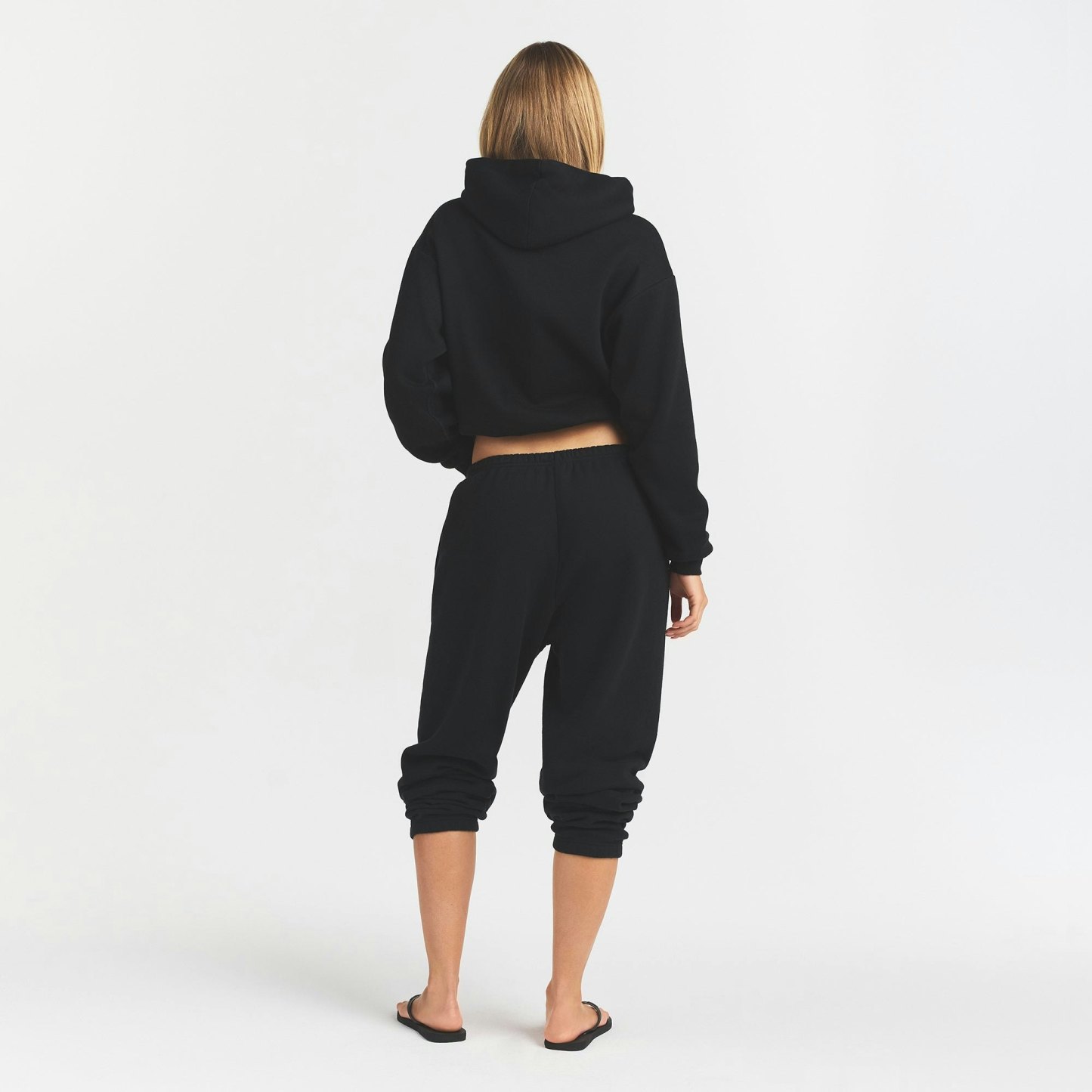COTTON FLEECE LOGO CLASSIC HOODIE - SNOW ARCHED LOGO PATCH - image 4