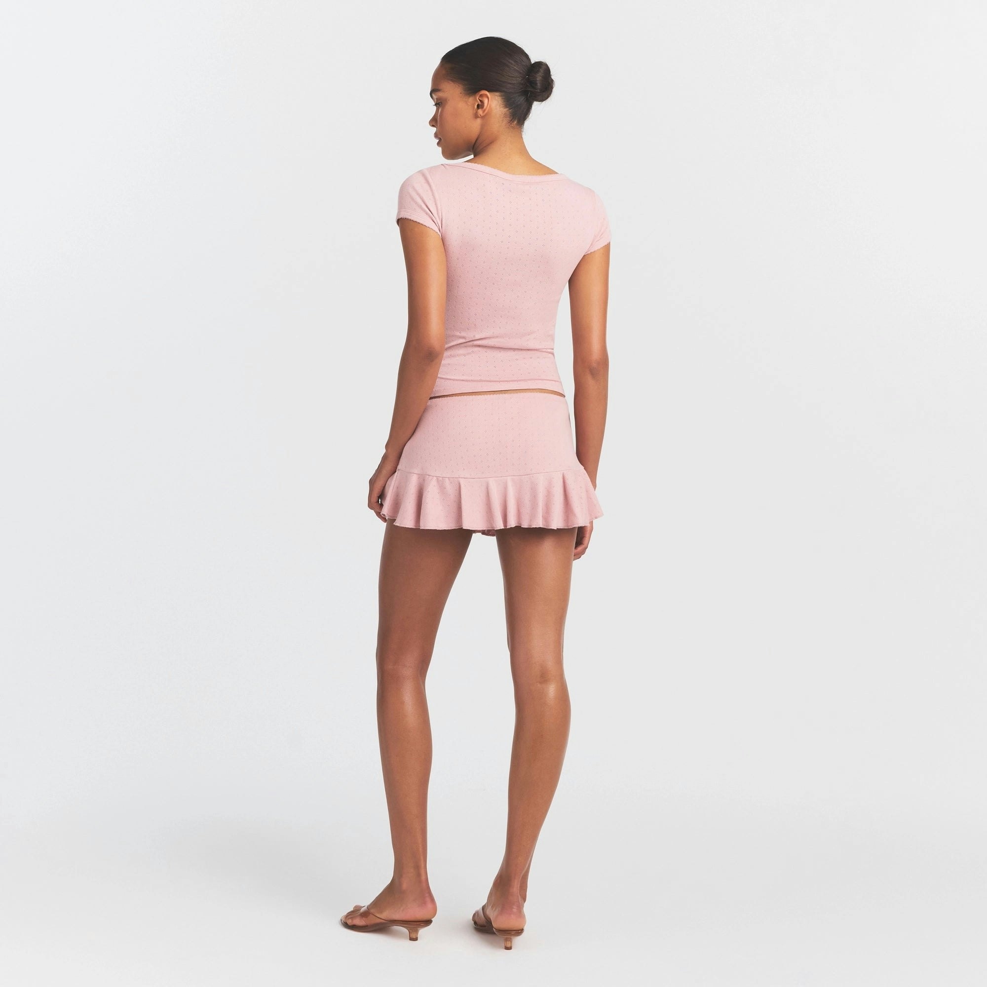 HEAVY POINTELLE BOATNECK TEE - MORGANITE - image 10